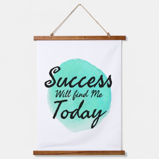 自己の愛に対する良い感情の言葉 吊り下げ型タペストリー (正面)