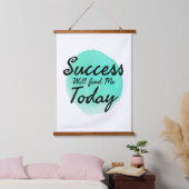 自己の愛に対する良い感情の言葉 吊り下げ型タペストリー (寝室)