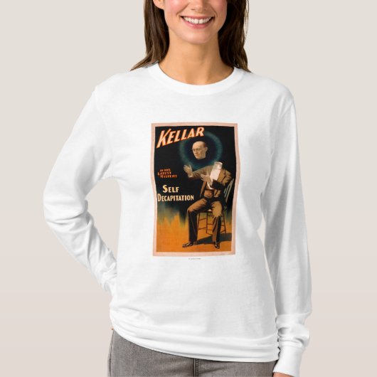 自己の斬首の魔法を行うKellar Tシャツ (正面)