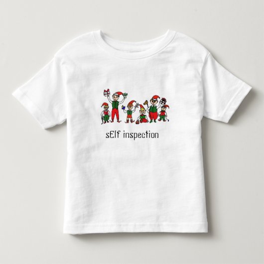 自己の点検 トドラーTシャツ (正面)