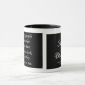 自己の確信のコーヒー・マグ マグカップ (中央)