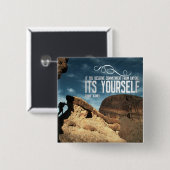 自己の責任の感動的なボタン 缶バッジ (正面&裏面)