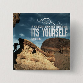 自己の責任の感動的なボタン 缶バッジ