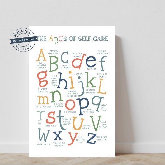 自己のABC社交気に情の情学報 ポスター