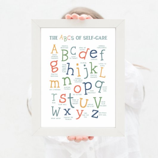 自己のABC 気に ポスター