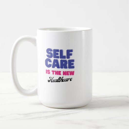 自己は新しいヘルスケア気にコーヒーマグ コーヒーマグカップ (左)