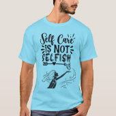 「自己は気にわがままではない」グラフィック感動的 Tシャツ (正面)