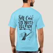 「自己は気にわがままではない」グラフィック感動的 Tシャツ (裏面)