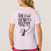 「自己は気にわがままではない」グラフィック感動的 Tシャツ (裏面)