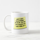 自己へのノート コーヒーマグカップ (左)