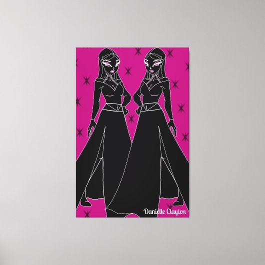 自己への献上品 キャンバスプリント (正面)