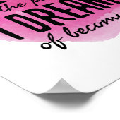 自己やる気を起こさせるを愛す気にる ポスター (角)