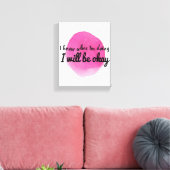 自己やる気を起こさせる引用文気に キャンバスプリント (インサイチュ (リビング))