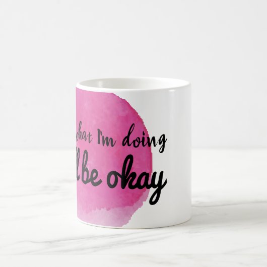 自己やる気を起こさせる引用文気に コーヒーマグカップ (中央)