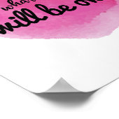 自己やる気を起こさせる引用文気に ポスター (角)