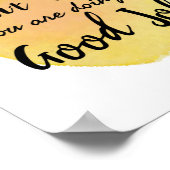 自己やる気を起こさせる引用文気に ポスター (角)