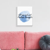 自己やる気を起こさせる引用文 キャンバスプリント (インサイチュ (リビング))