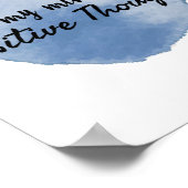 自己やる気を起こさせる引用文 ポスター (角)