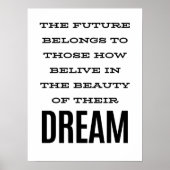 自己やる気を起こさせる引用文 ポスター (正面)