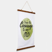 自己やる気を起こさせる引用文 吊り下げ型タペストリー (傾斜あり)