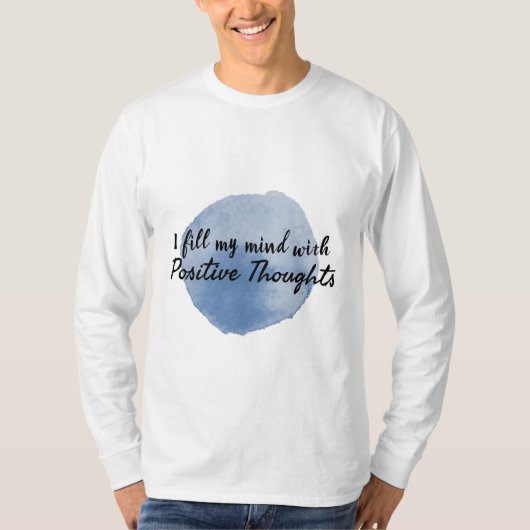 自己やる気を起こさせる引用文 Tシャツ (正面)