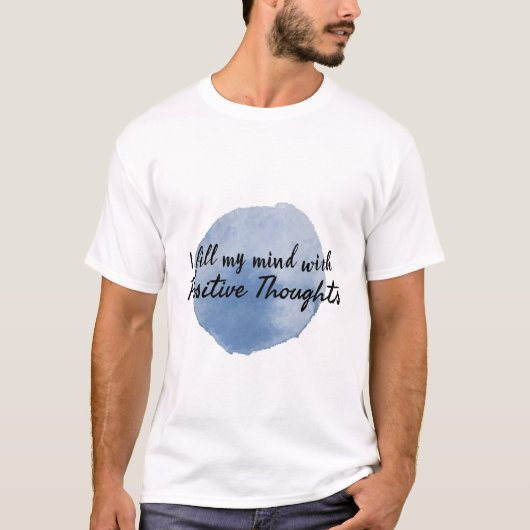 自己やる気を起こさせる引用文 Tシャツ (正面)
