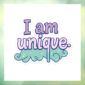 自己やる気を起こさせる愛の私はユニーク ウィンドウサイン (シート3)