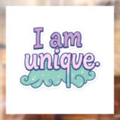 自己やる気を起こさせる愛の私はユニーク ウィンドウサイン (シート2)