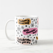 自己やる気を起こさせる愛 コーヒーマグカップ (左)