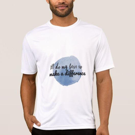 自己やる気を起こさせる感謝の肯定 Tシャツ (正面)