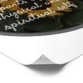 自己やる気を起こさせる認のための朝のことわざ ポスター (角)