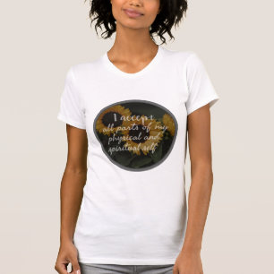 自己やる気を起こさせる認のための朝のことわざ Tシャツ