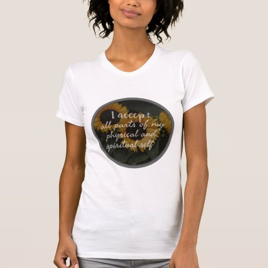 自己やる気を起こさせる認のための朝のことわざ Tシャツ (正面)