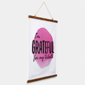 自己やる気を起こさせる認の肯定 吊り下げ型タペストリー (傾斜あり)