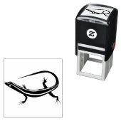 自己をインキングするトカゲのスタンプ セルフインキングスタンプ (インサイチュ)