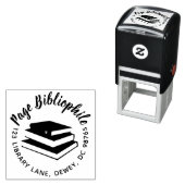 自己インキング丸差出人住所スタンプ本愛好家 セルフインキングスタンプ (インサイチュ)