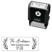 自己インク差出人住所スタンプリース セルフインキングスタンプ (インサイチュ)