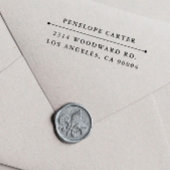 自己インク差出人住所スタンプ「クラシック」 セルフインキングスタンプ