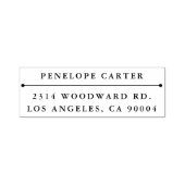 自己インク差出人住所スタンプ「クラシック」 セルフインキングスタンプ (デザイン)