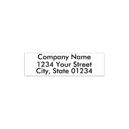 自己インク差出人住所スタンプ セルフインキングスタンプ