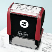 自己インク差出人住所スタンプ セルフインキングスタンプ