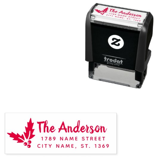 自己インク差出人住所スタンプ セルフインキングスタンプ (インサイチュ)