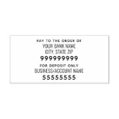 自己インク方式による供託の順序に従う場合 セルフインキングスタンプ (デザイン)