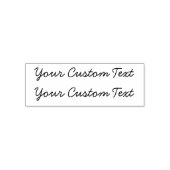 自己カスタム印付けスタンプ – 最大2行 – 9色 セルフインキングスタンプ (デザイン)