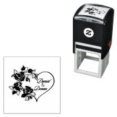 自己パーソナライズされた墨付き結婚のゴム印 セルフインキングスタンプ (インサイチュ)