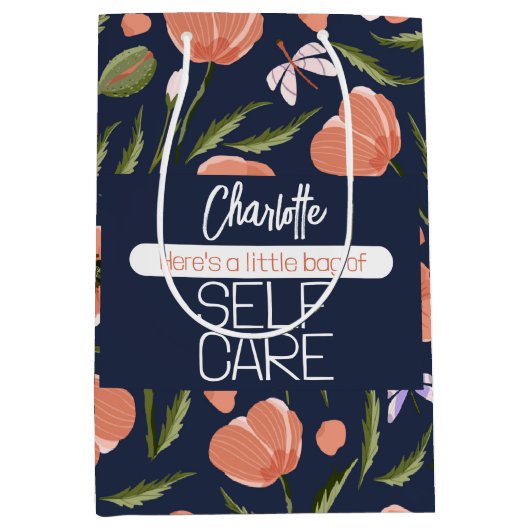 自己パーソナライズされた気に ミディアムペーパーバッグ (正面)