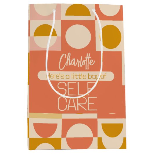 自己パーソナライズされた気に ミディアムペーパーバッグ (正面)