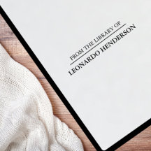 自己ミニマルパーソナライズされたインキング・ゴム・スタンプ