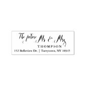 自己モダンインクフューチャー差出人住所 ラバースタンプ (押印)