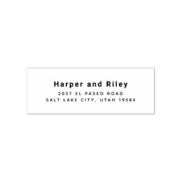 自己モダンインク差出人住所スタンプ セルフインキングスタンプ